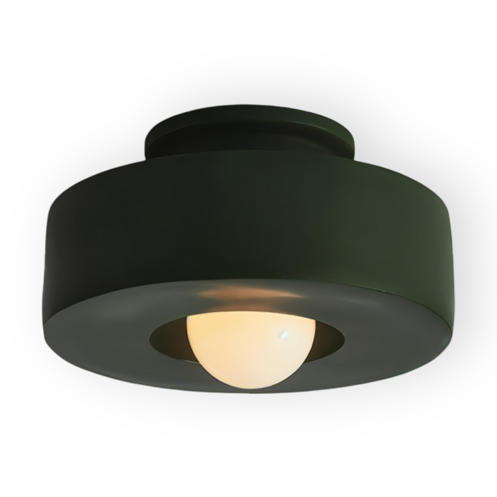 Nordisk Taklampa - LED Rund Lampa tak - Harz Semi Flush Belysning