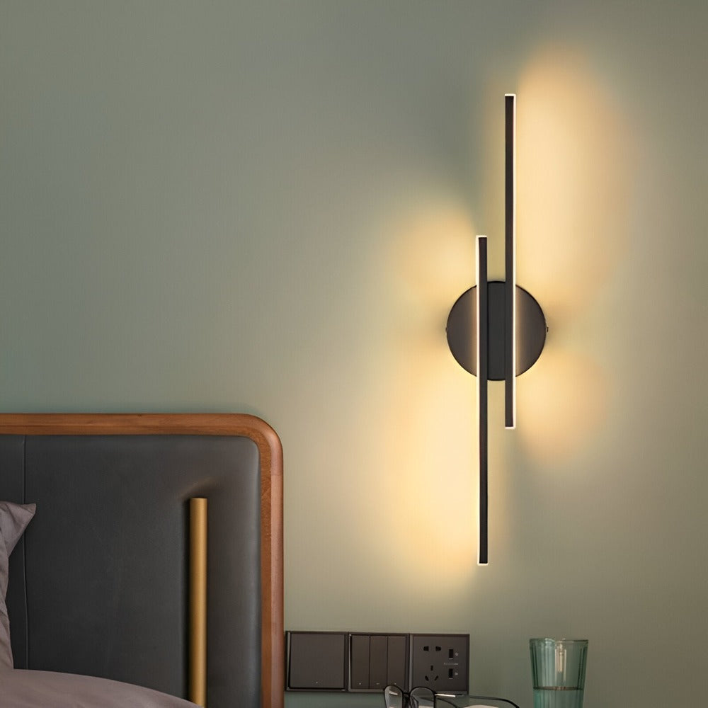 Enkel stil: Minimalistisk Vägglampa i Modern Design för Sovrum och Vardagsrum