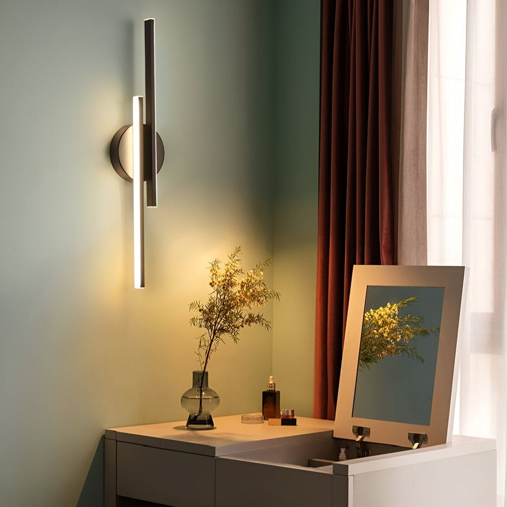 Enkel stil: Minimalistisk Vägglampa i Modern Design för Sovrum och Vardagsrum