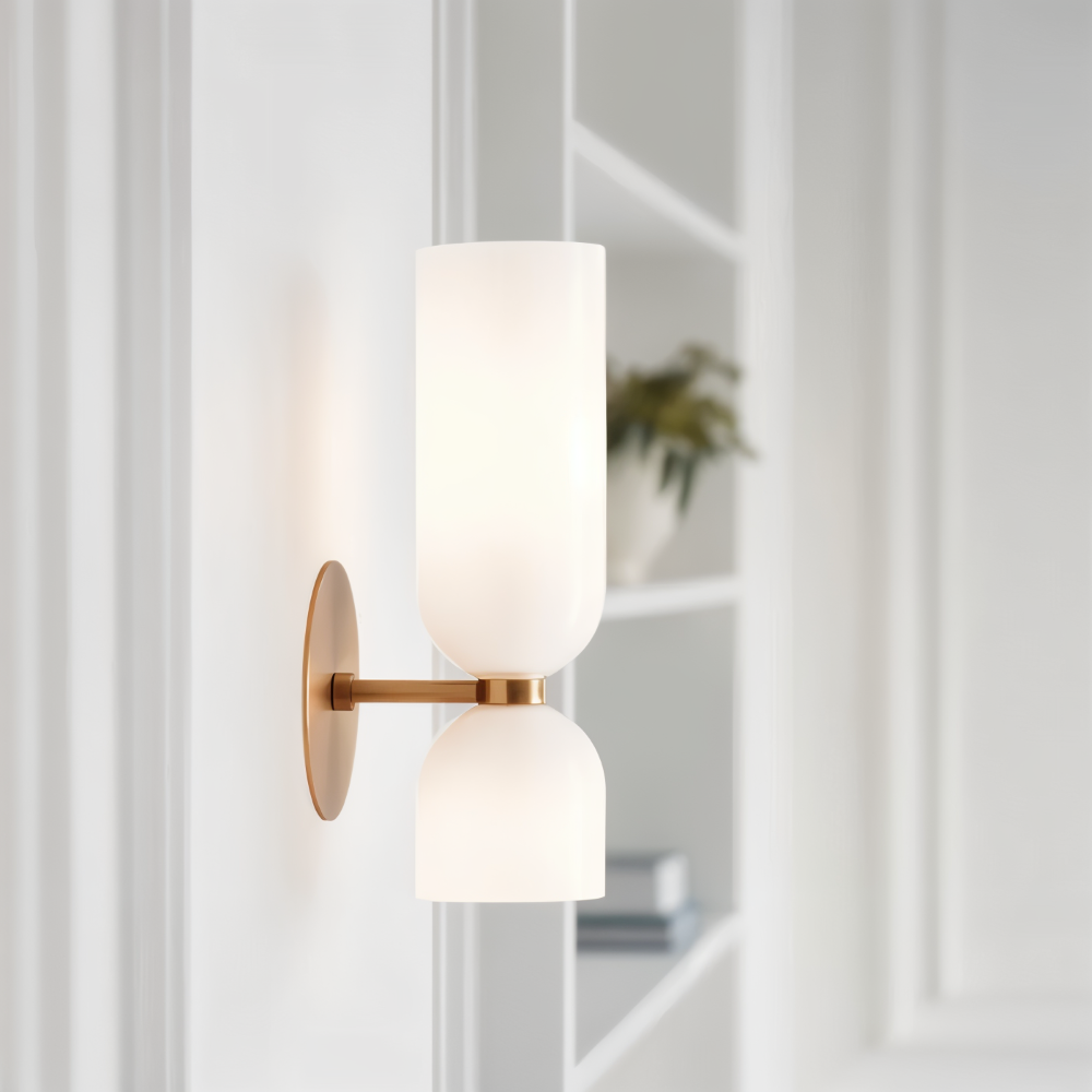 Nordic Updown Vägglampa - Glas Vägglampa - Hall Vägglampa Design - Moderna Vägglampor LED
