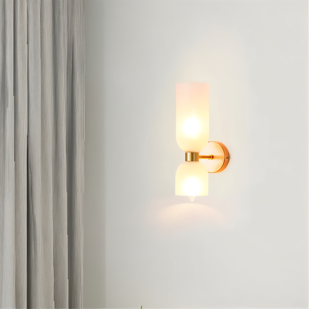 Nordic Updown Vägglampa - Glas Vägglampa - Hall Vägglampa Design - Moderna Vägglampor LED