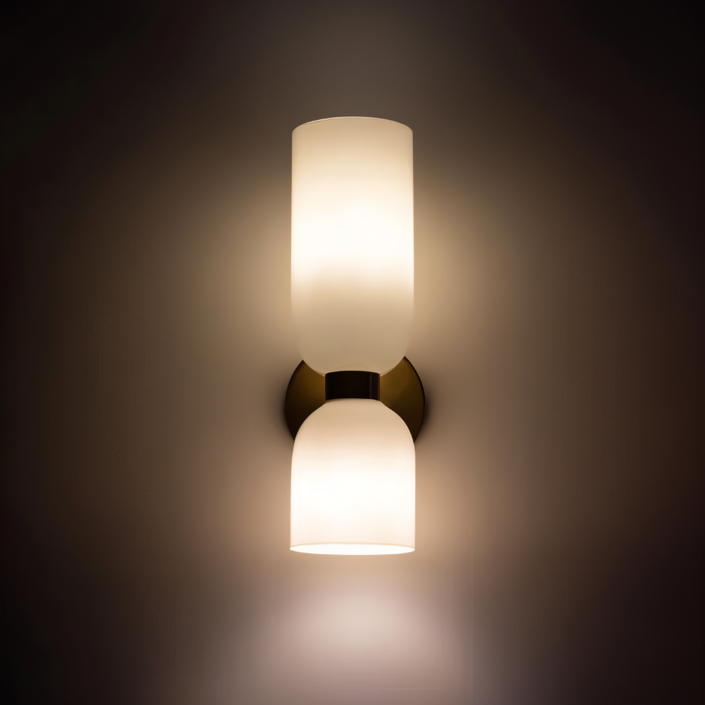 Nordic Updown Vägglampa - Glas Vägglampa - Hall Vägglampa Design - Moderna Vägglampor LED
