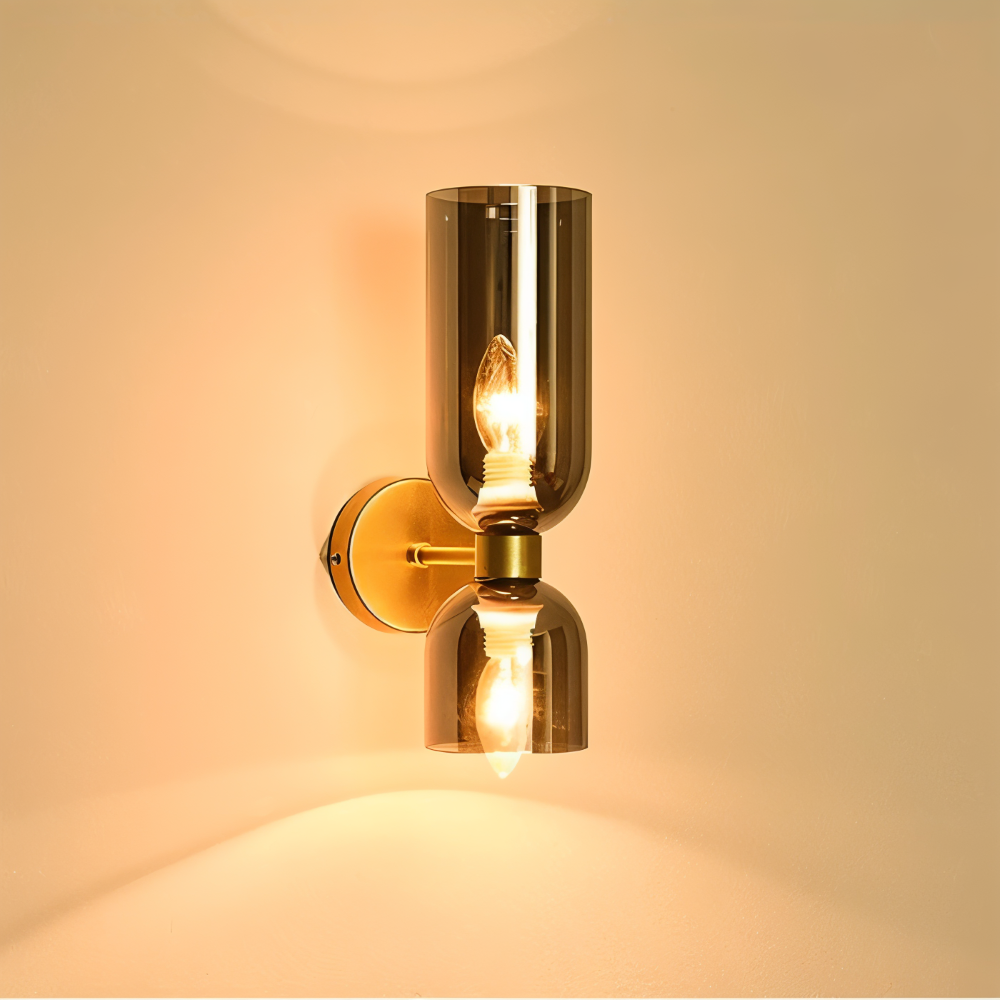 Nordic Updown Vägglampa - Glas Vägglampa - Hall Vägglampa Design - Moderna Vägglampor LED