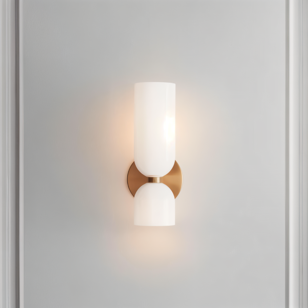 Nordic Updown Vägglampa - Glas Vägglampa - Hall Vägglampa Design - Moderna Vägglampor LED