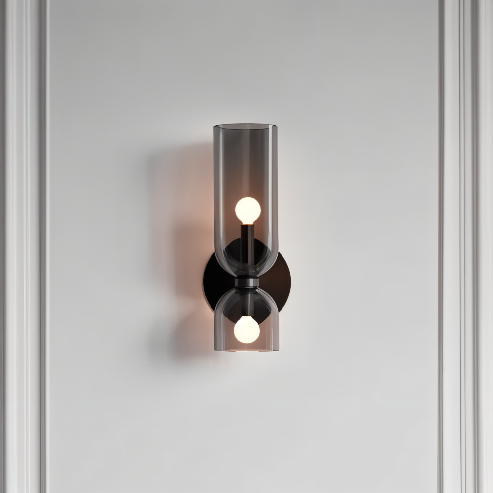 Nordic Updown Vägglampa - Glas Vägglampa - Hall Vägglampa Design - Moderna Vägglampor LED