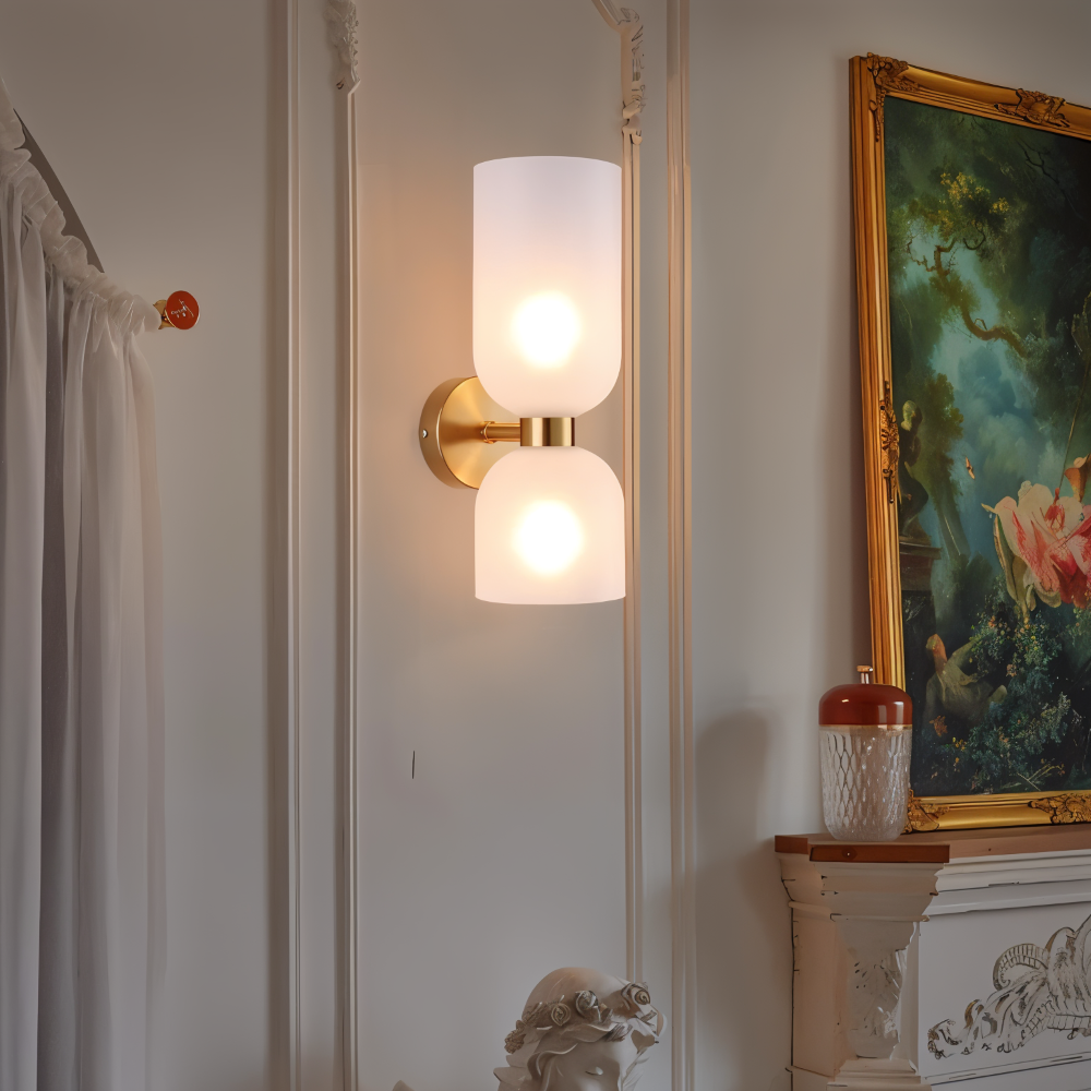 Nordic Updown Vägglampa - Glas Vägglampa - Hall Vägglampa Design - Moderna Vägglampor LED
