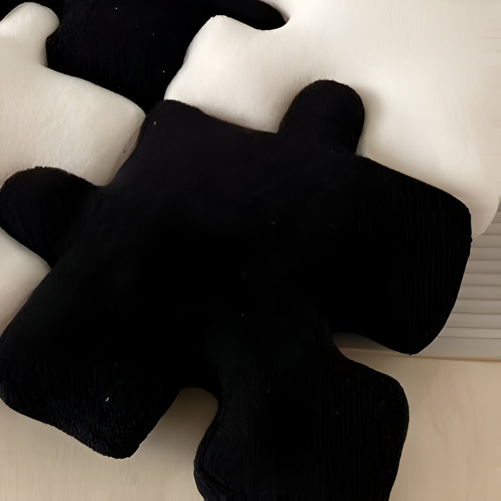 Färgglad 3D Pusselkudde - Interaktivt tygspel för barn och vuxna