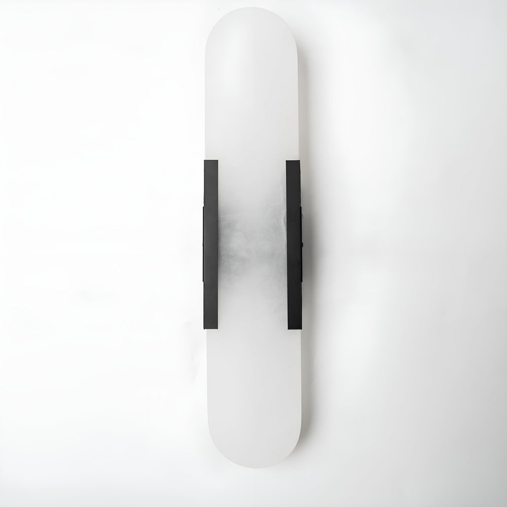 Vägglampa i Alabaster - Modern Vägglampa i Koppar - LED-Vägglampa