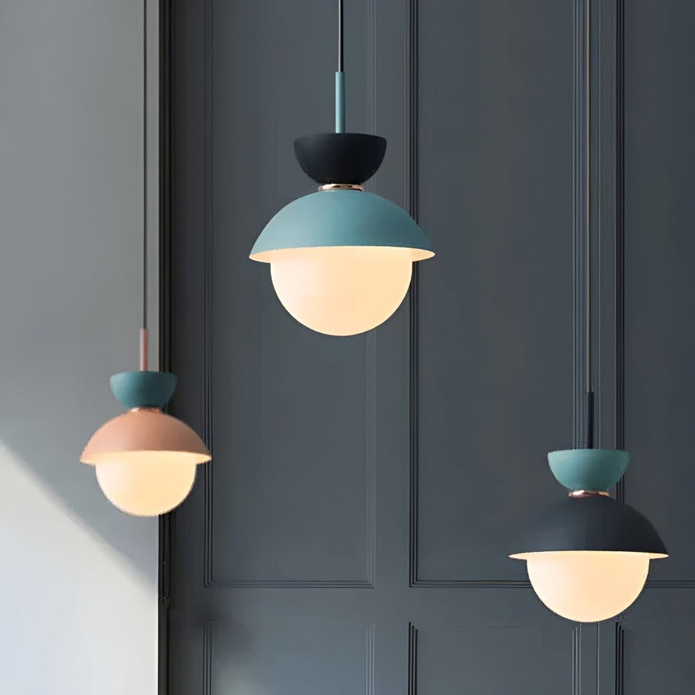 AluGlobe - Modern Macaron Taklampa i Aluminium