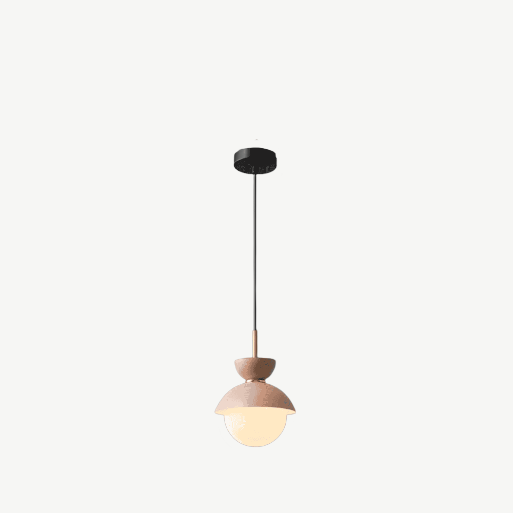 AluGlobe - Modern Macaron Taklampa i Aluminium
