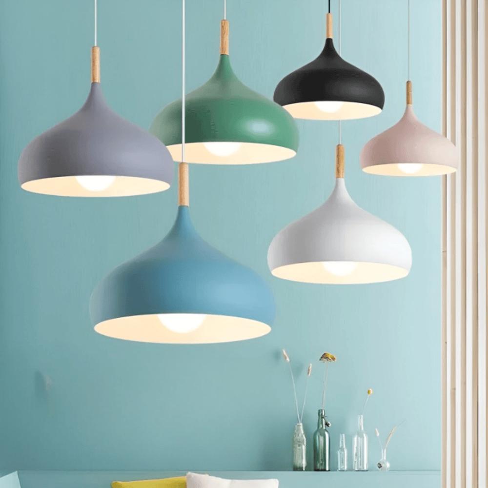 AluPastel Pendellampa - Livlig LED-krona Med ett Huvud