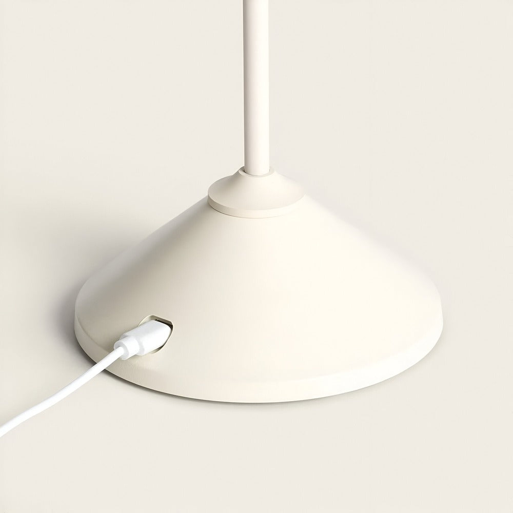 AluBrite -Aluminium LED-Paraplylampa - Touch-dimmer och USB-Uppladdningsbar