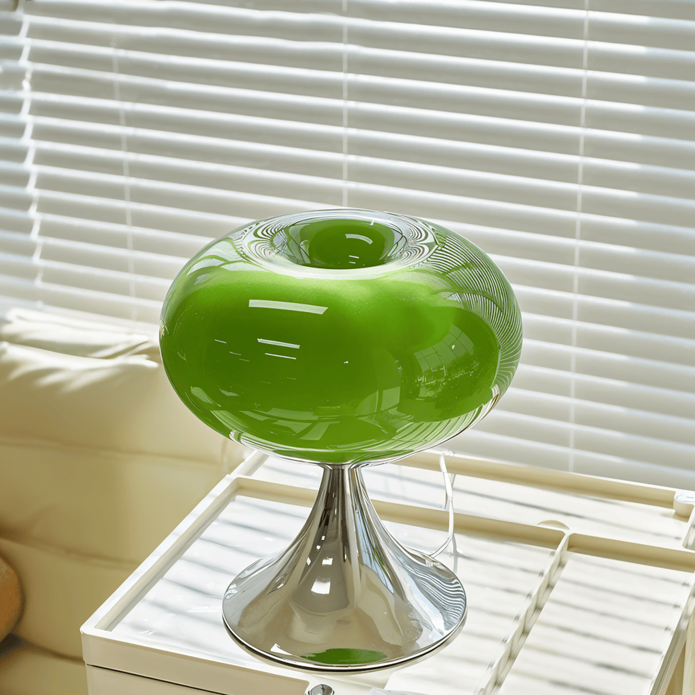 Apple Lampa - Curvy Macaron Bordslampa i Glas
