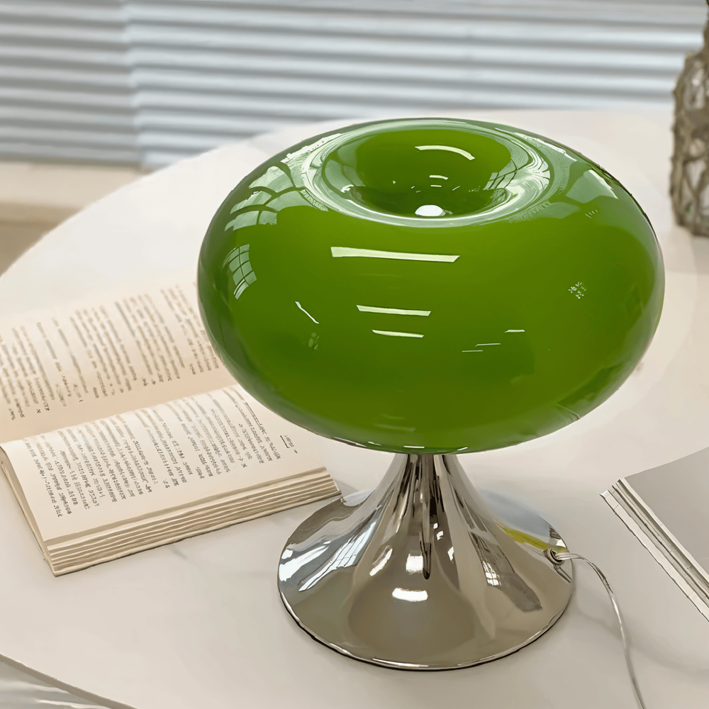Apple Lampa - Curvy Macaron Bordslampa i Glas
