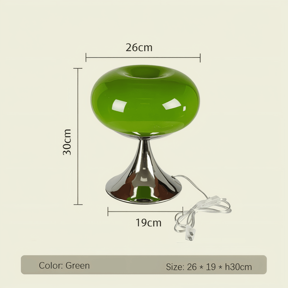 Apple Lampa - Curvy Macaron Bordslampa i Glas