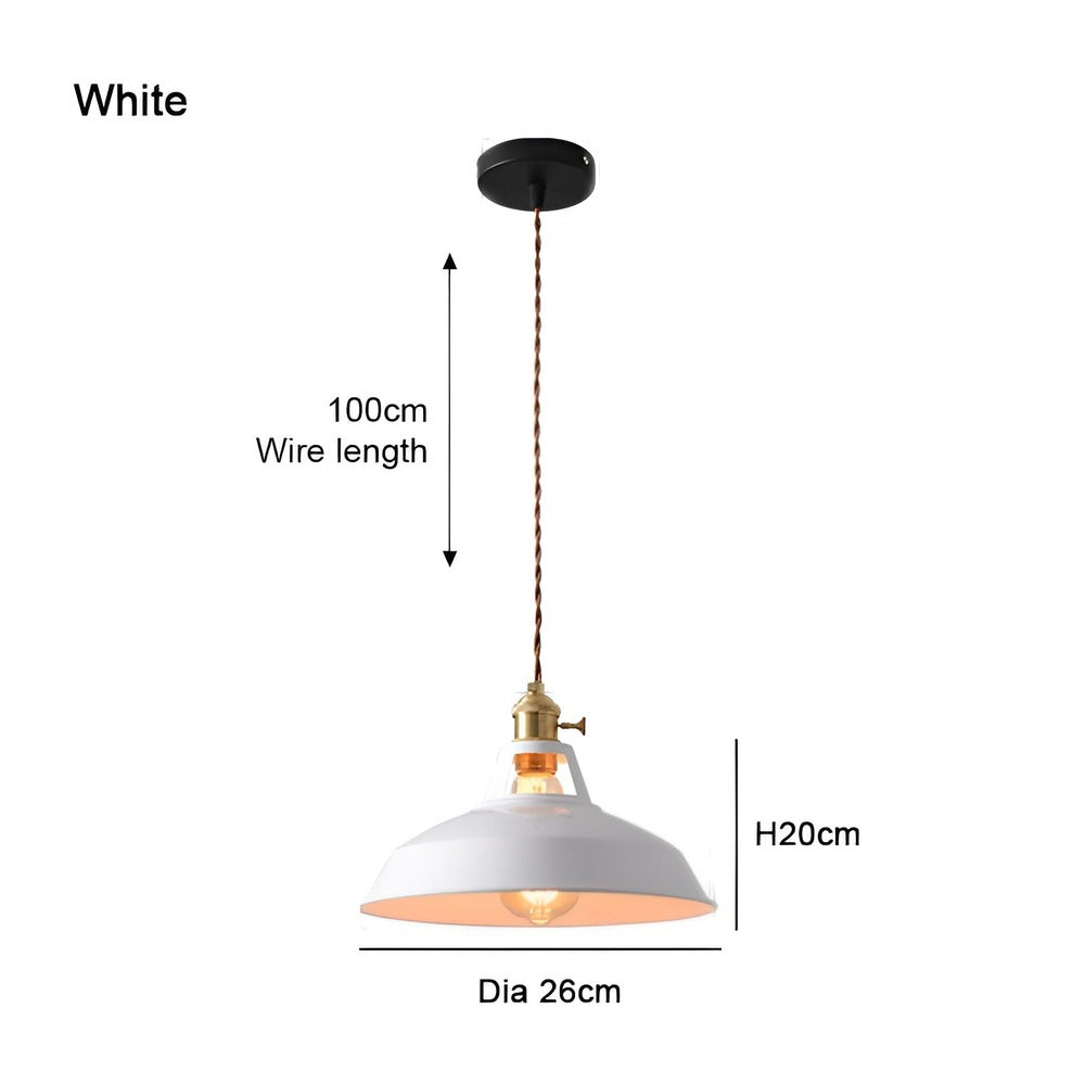 BarnFlare Taklampor - Färgglad Industriell LED Macaron Hängande Lampa