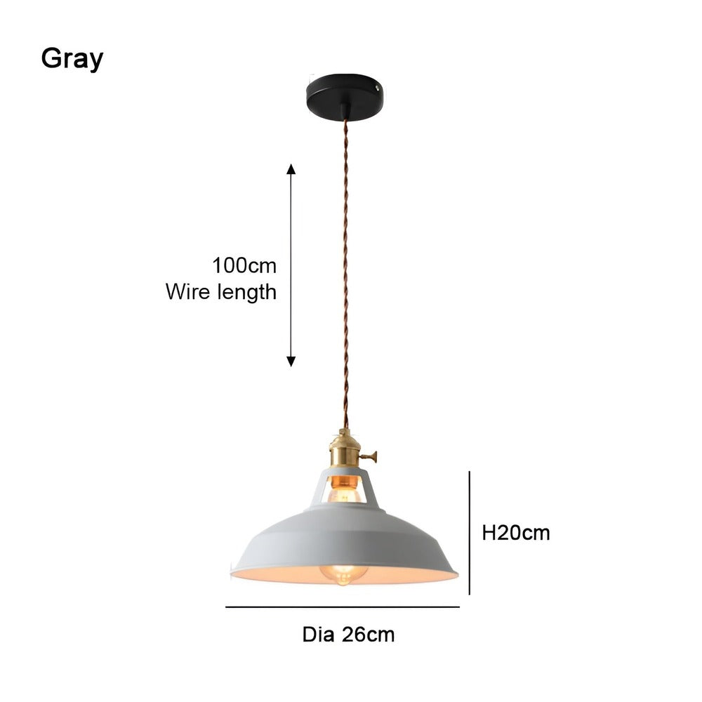 BarnFlare Taklampor - Färgglad Industriell LED Macaron Hängande Lampa