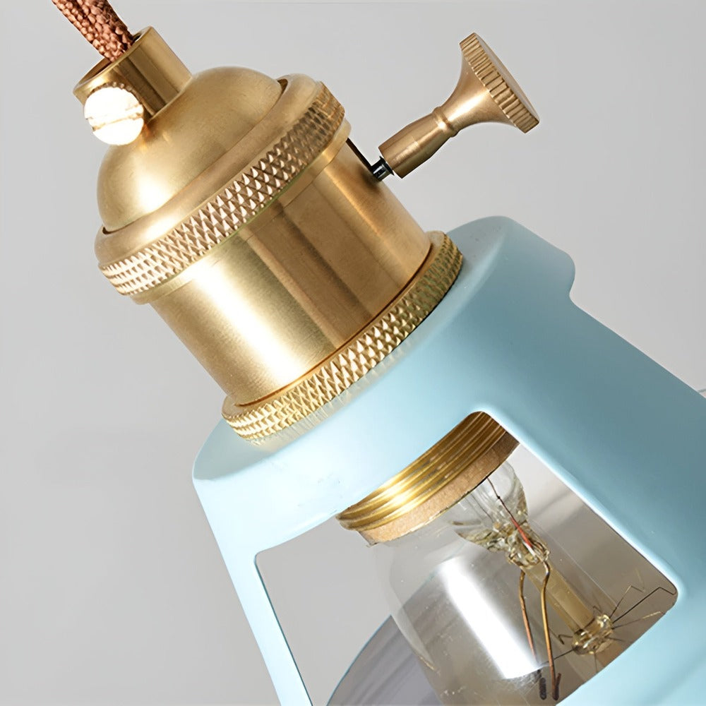 BarnFlare Taklampor - Färgglad Industriell LED Macaron Hängande Lampa