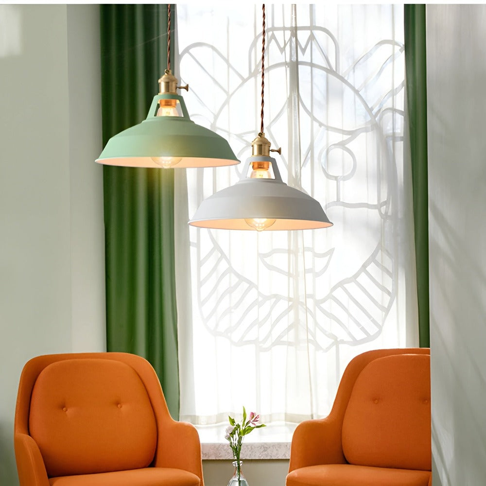 BarnFlare Taklampor - Färgglad Industriell LED Macaron Hängande Lampa