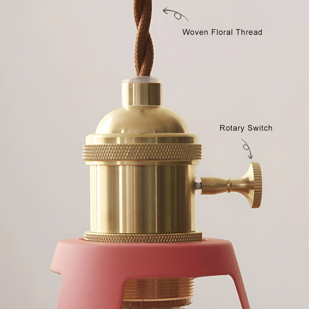 BarnFlare Taklampor - Färgglad Industriell LED Macaron Hängande Lampa