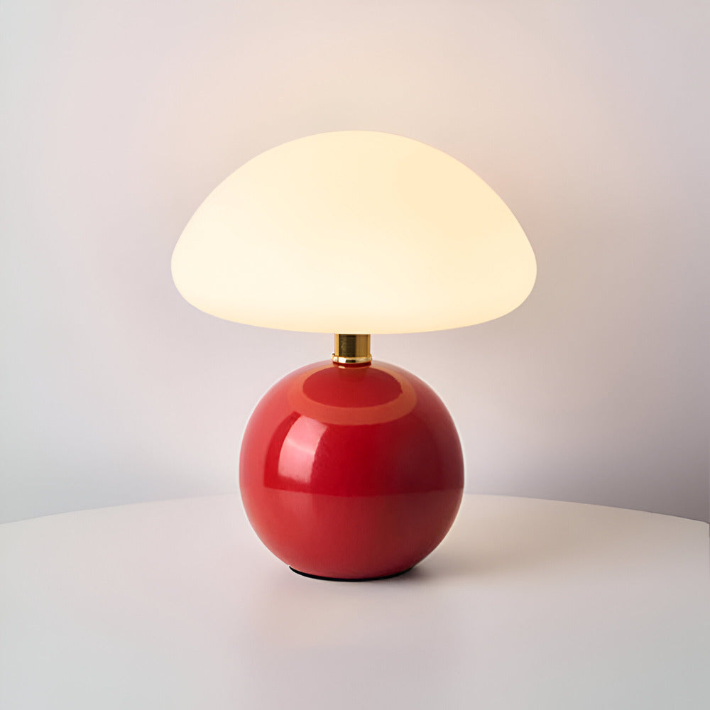 Elegant Bauhaus Inspirerad Svamplampa med 3 Färger LED Bordslampa för Modernt Ambiente