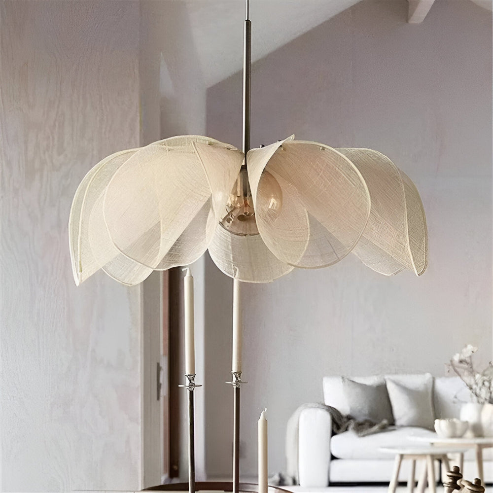 Vintage Bohemisk Blommig Pendellampa - Art Deco Inspirerad Hänglampa