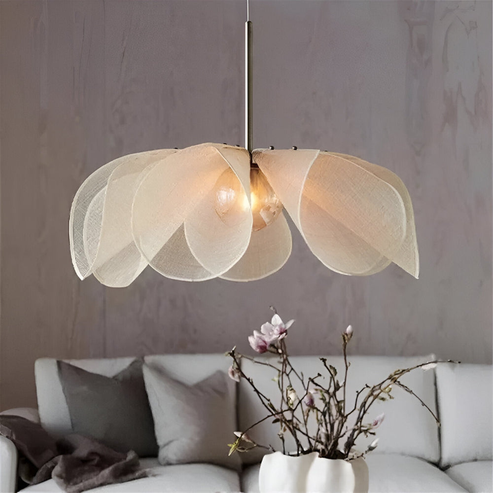 Vintage Bohemisk Blommig Pendellampa - Art Deco Inspirerad Hänglampa