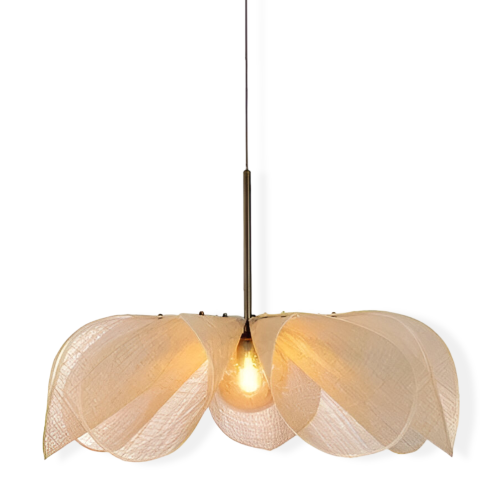 Vintage Bohemisk Blommig Pendellampa - Art Deco Inspirerad Hänglampa