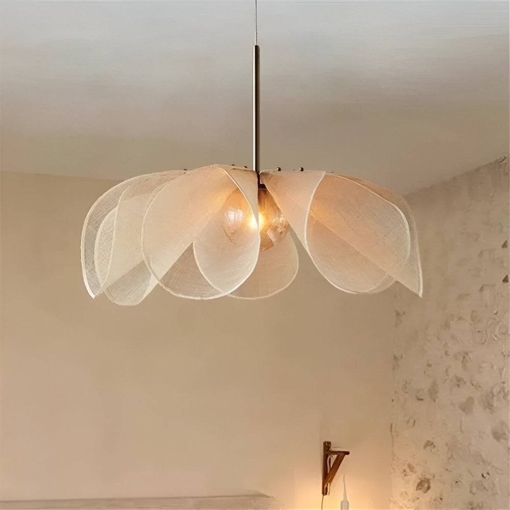 Vintage Bohemisk Blommig Pendellampa - Art Deco Inspirerad Hänglampa