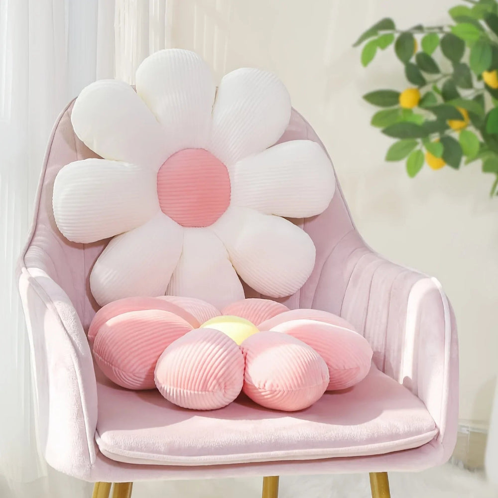 Blommigt Plädkudde för Hemmet och Kontoret – Perfekt Gåva för Högtider och Speciella Tillfällen