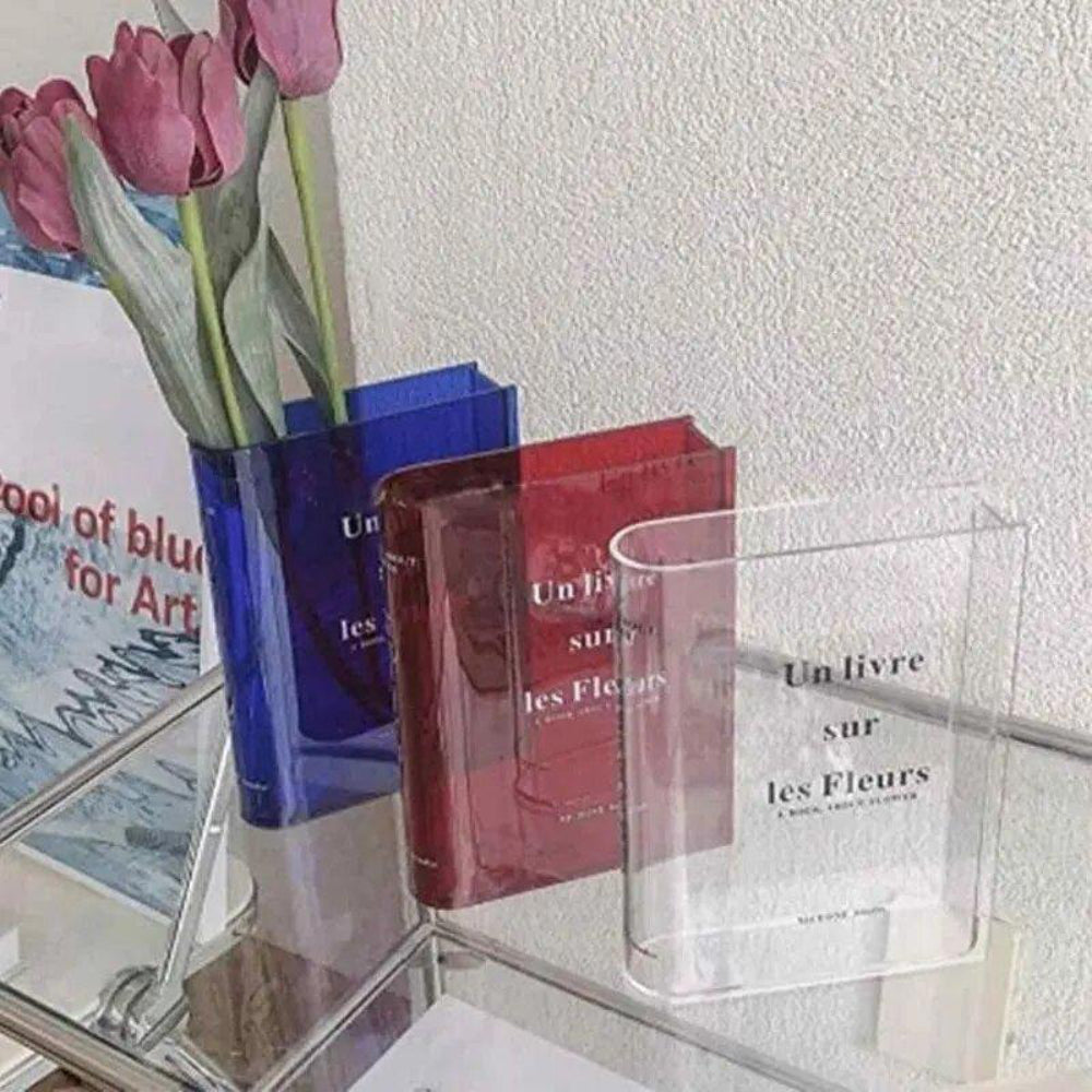 Modern Transparent Vasen för eleganta blomsterarrangemang och stilfull inredning