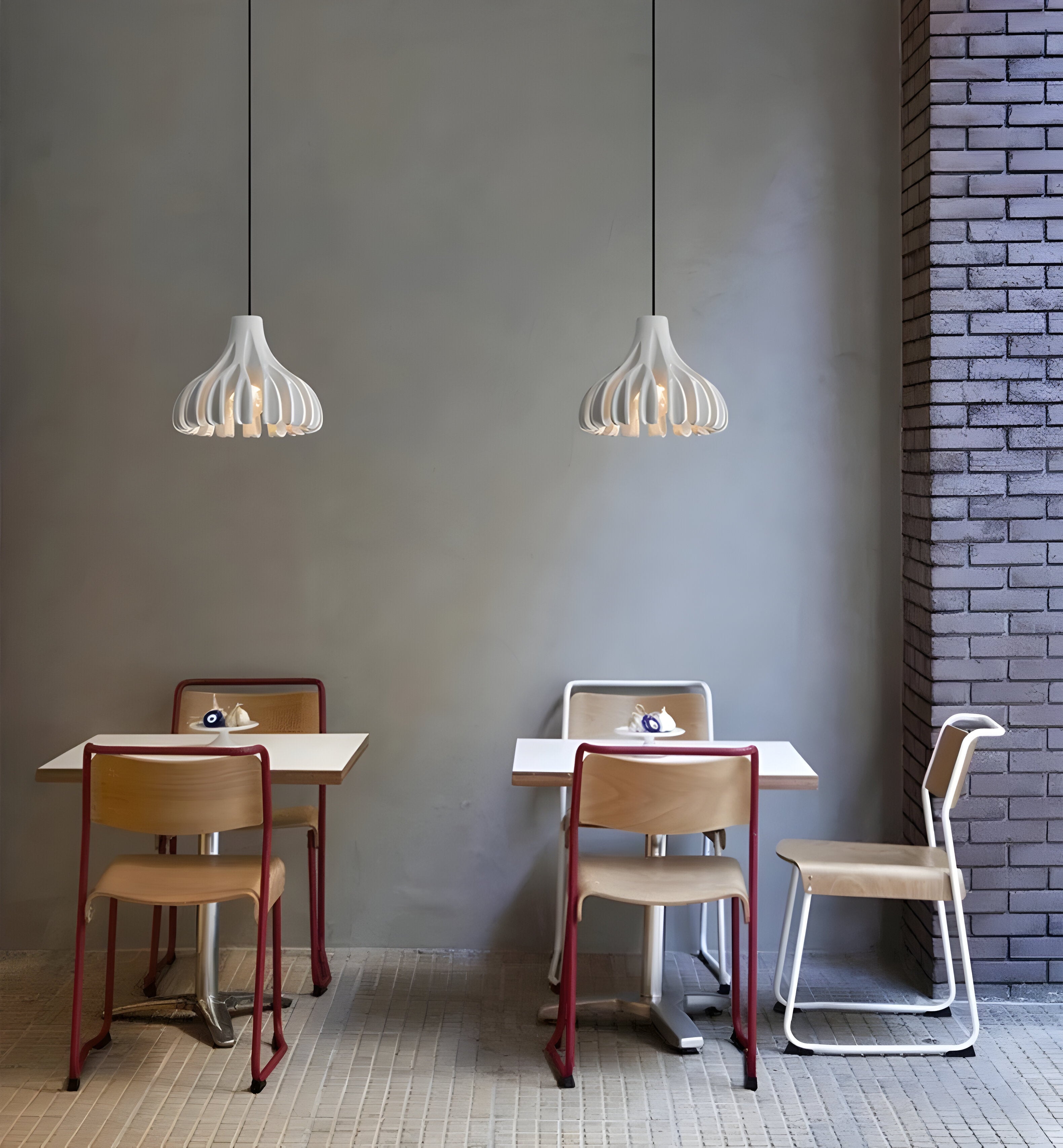Bloomy Pendellampa - Creative Macaron Hängande Lampa Tillverkad av Harts