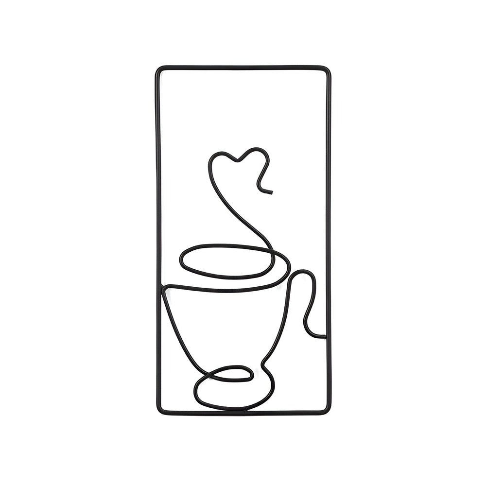 Brewtiful Cups - Estetisk Väggkonst av Kaffekoppar för kreativ Inredning