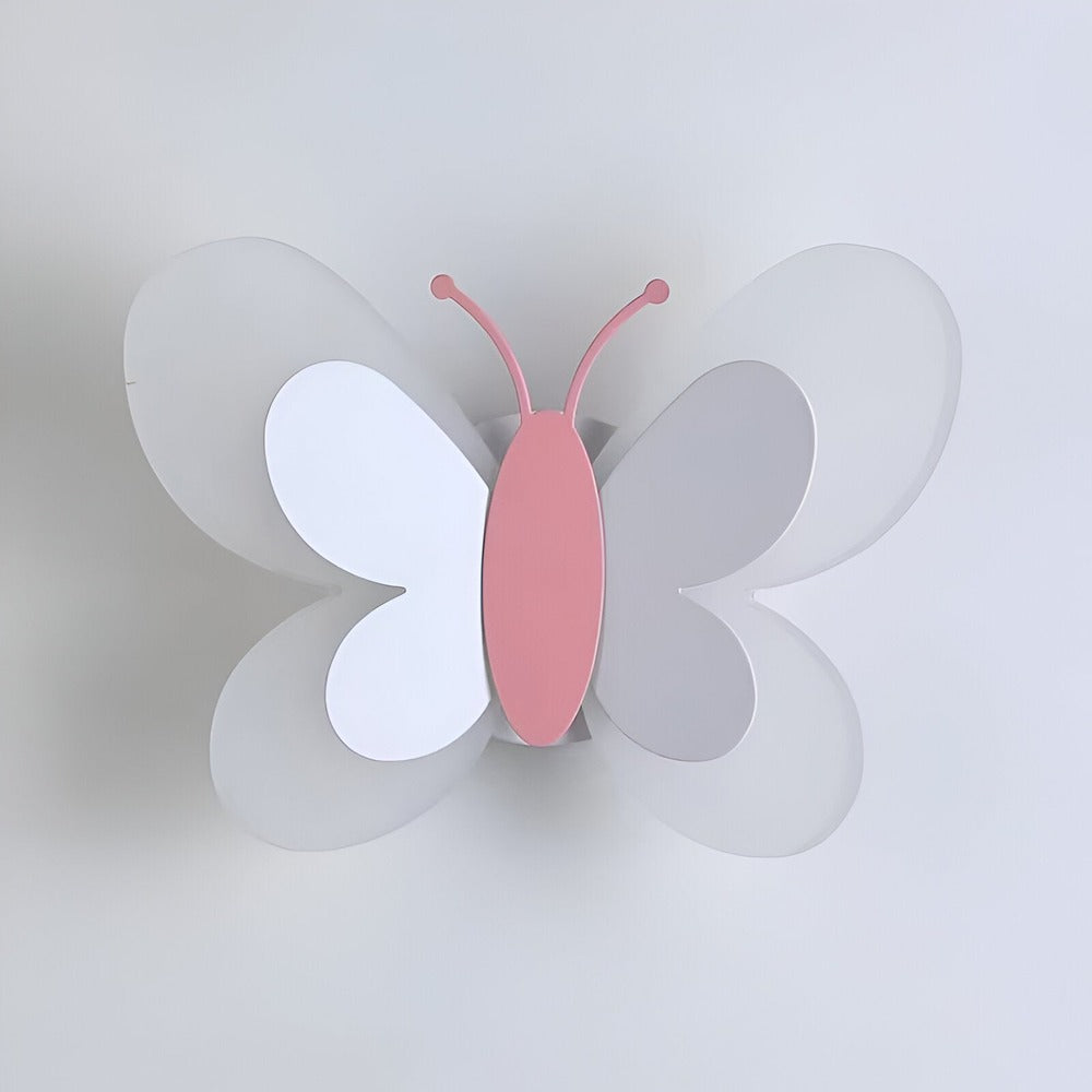 BrilliButterfly Vägglampa - Charmig Akrylvägglampa med Fjäril - Färgglada Vägglampor LED Inomhus