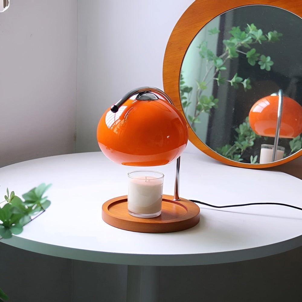 CandleGleam - Dimbar Ljusvärmare i Metall och Glas med Retrocharm