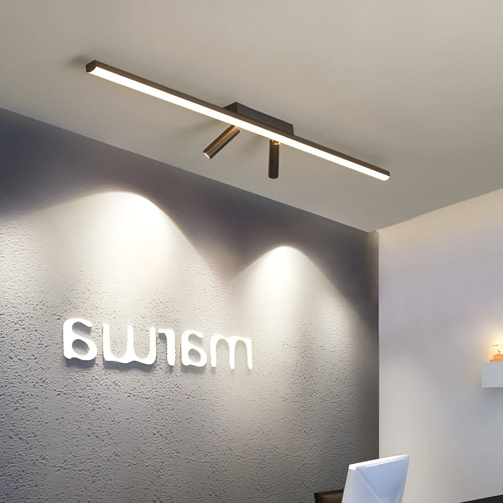 Chic LED-Skena Lampa för Sovrum, Kök och Vardagsrum - Justerbar Spotlampa Taklampa