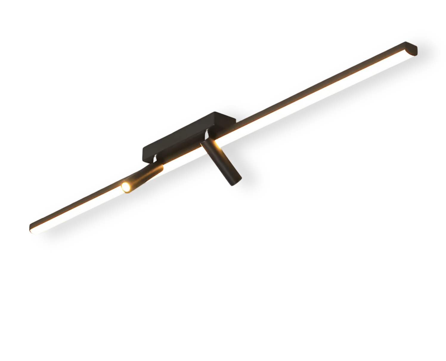 Chic LED-Skena Lampa för Sovrum, Kök och Vardagsrum - Justerbar Spotlampa Taklampa