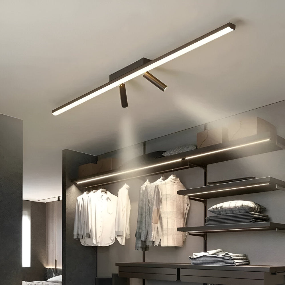 Chic LED-Skena Lampa för Sovrum, Kök och Vardagsrum - Justerbar Spotlampa Taklampa