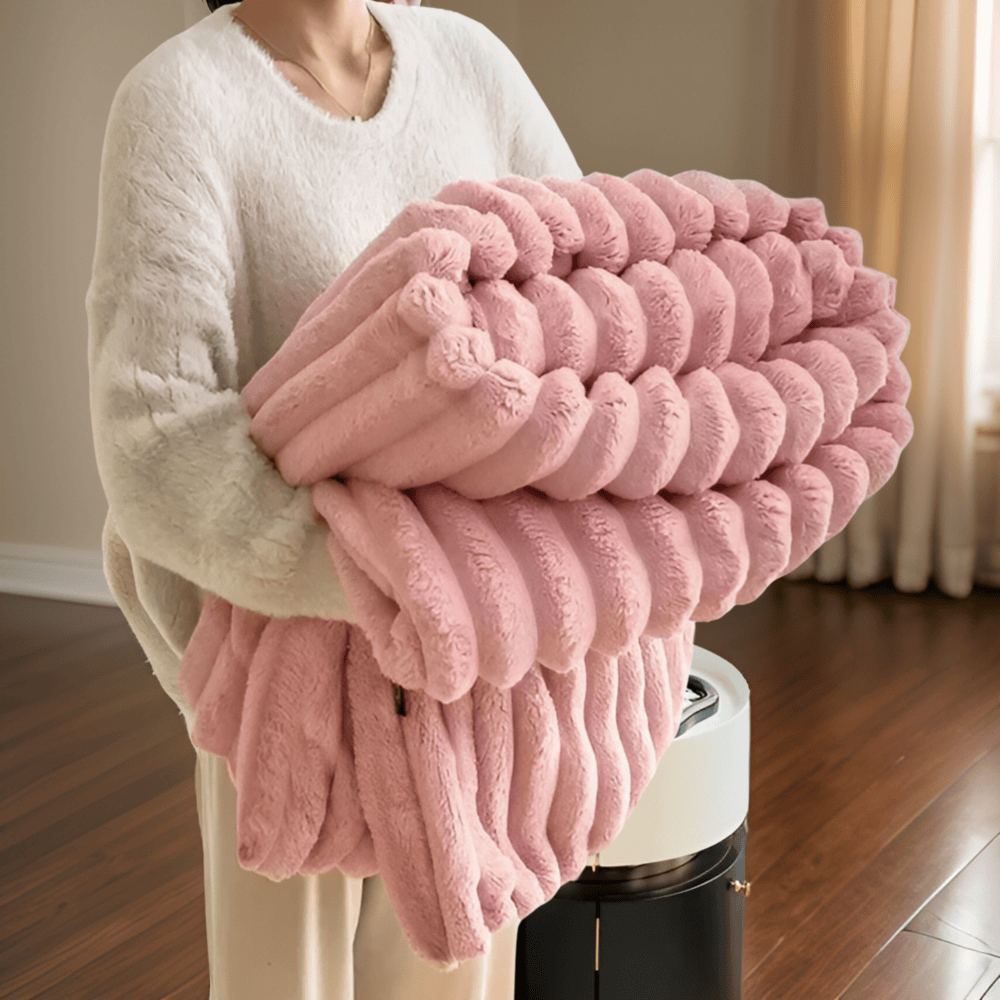 CozyBlanket - Lyxig Plyschfleecefilt för Soffan - Mjuk, Varm och Mysig filt för Soffan och Vardagsrummet