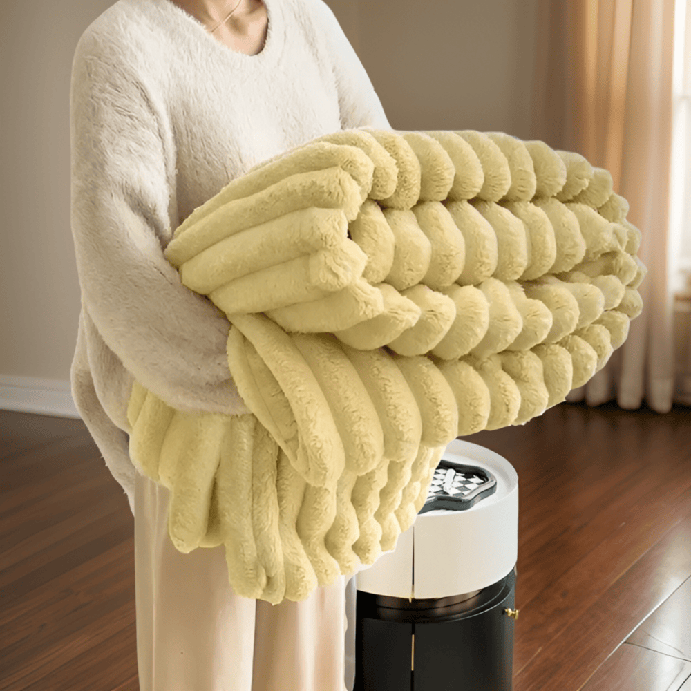 CozyBlanket - Lyxig Plyschfleecefilt för Soffan - Mjuk, Varm och Mysig filt för Soffan och Vardagsrummet