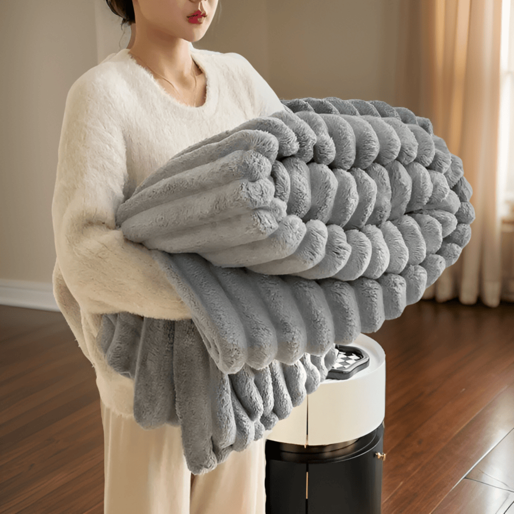 CozyBlanket - Lyxig Plyschfleecefilt för Soffan - Mjuk, Varm och Mysig filt för Soffan och Vardagsrummet