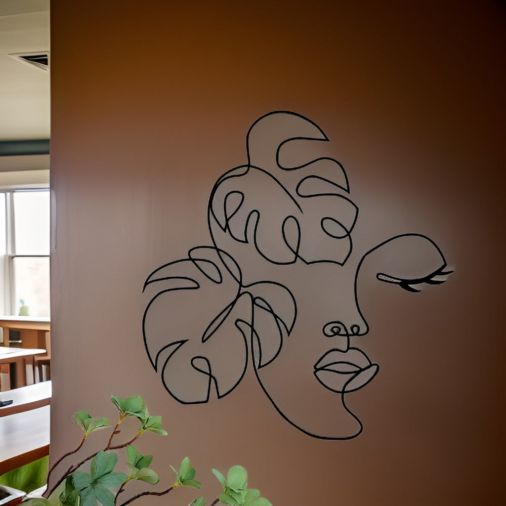 Creative Face - Snygg Ansiktskonst i Metall för ett Estetiskt hem