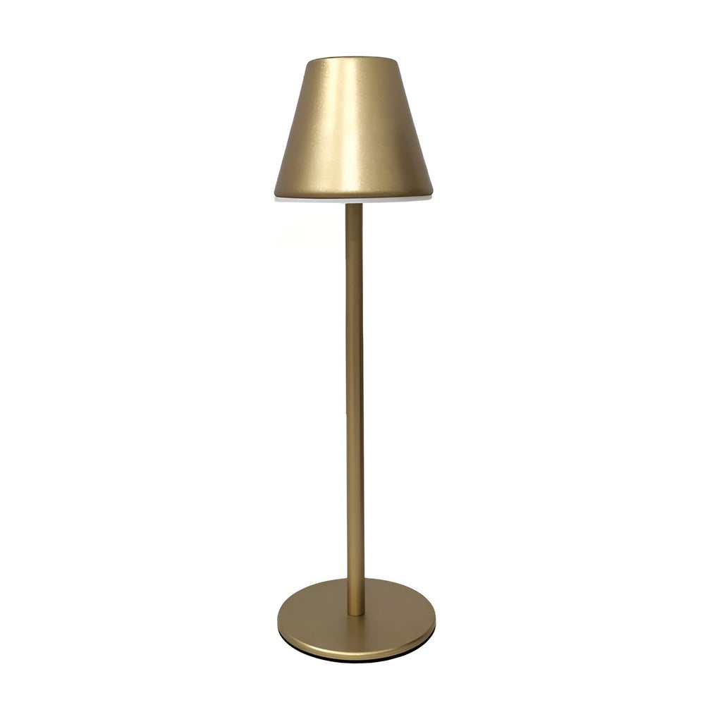 Modern Bordslampa - LED-Lampa i Metall med Pekbrytare och USB-port