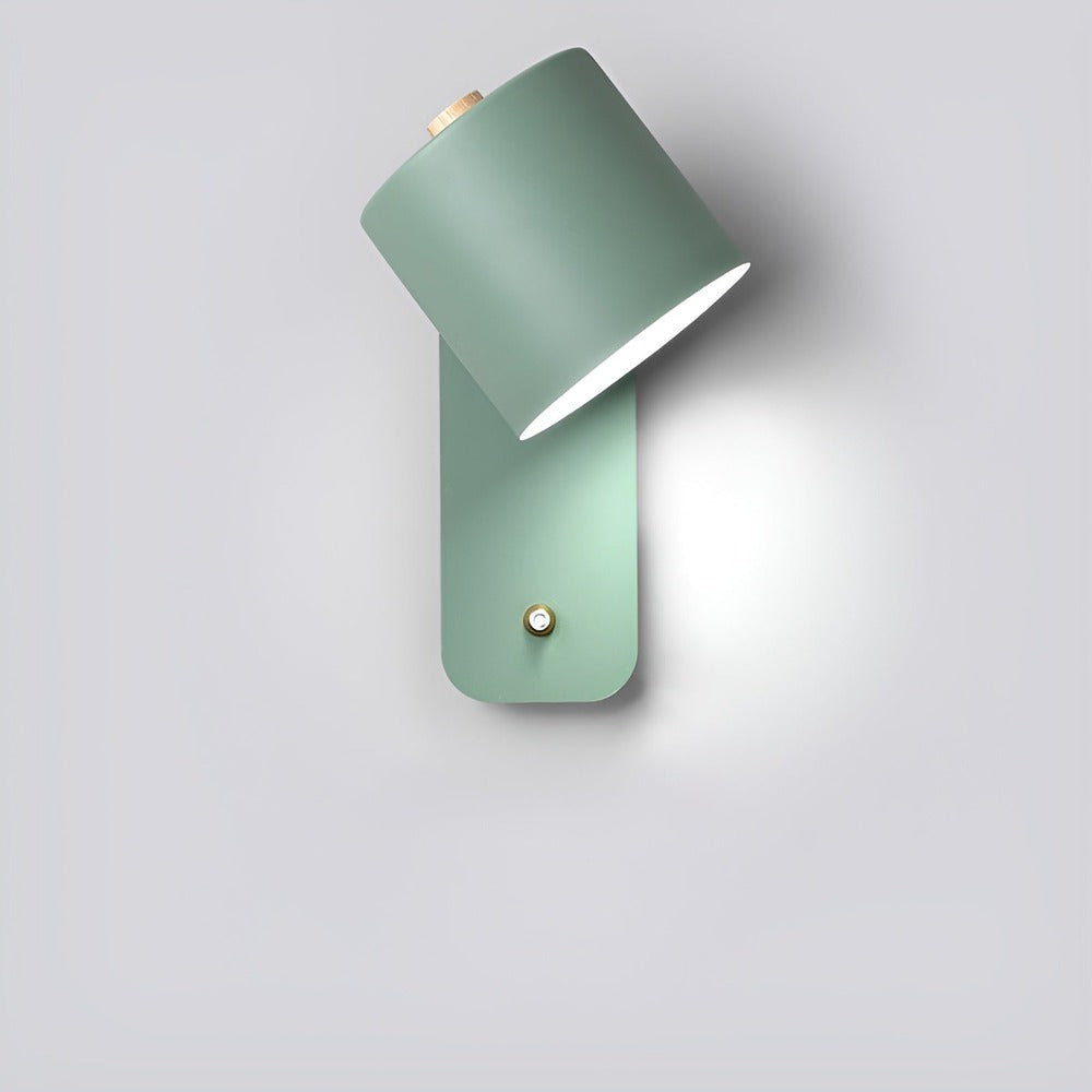 EasyPush WallLight - Roterbar LED-Lampa med Minicylinder