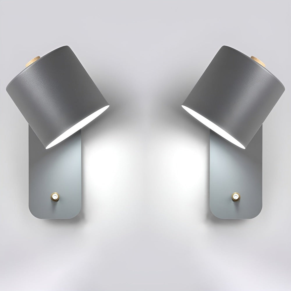 EasyPush WallLight - Roterbar LED-Lampa med Minicylinder