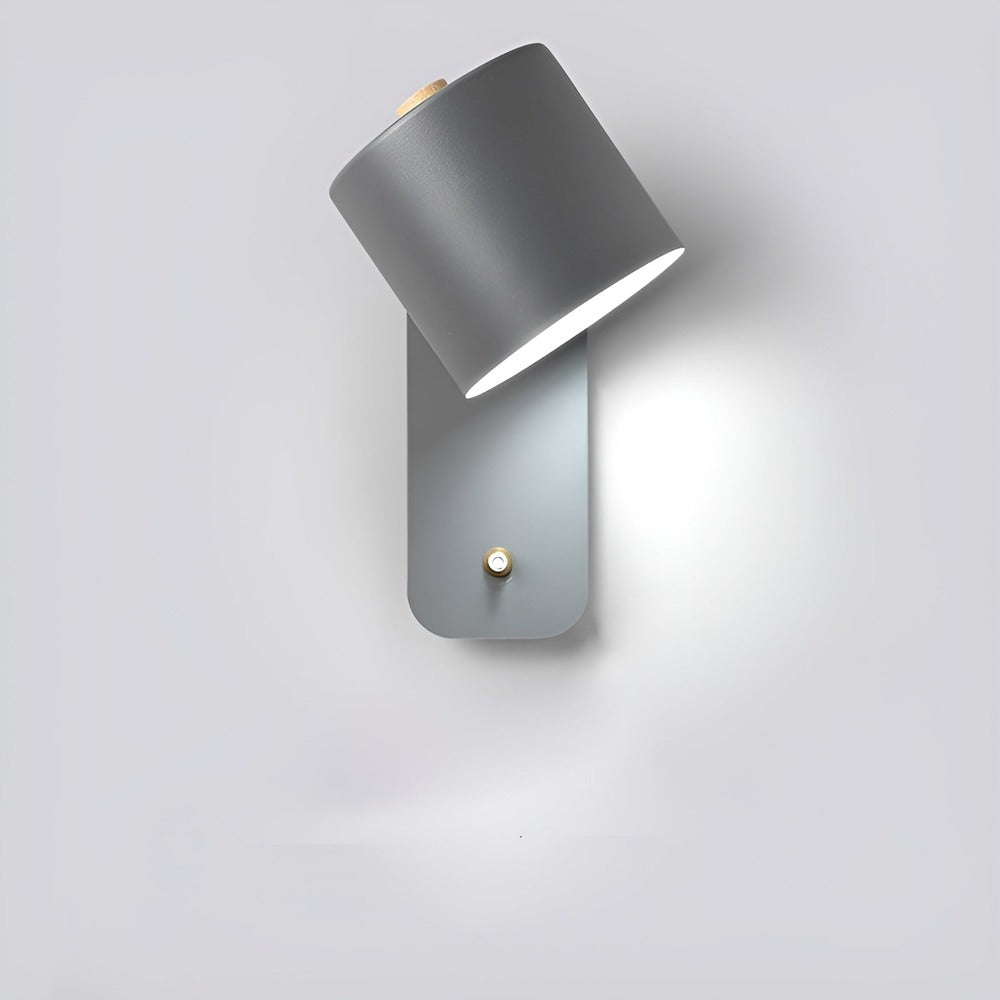 EasyPush WallLight - Roterbar LED-Lampa med Minicylinder