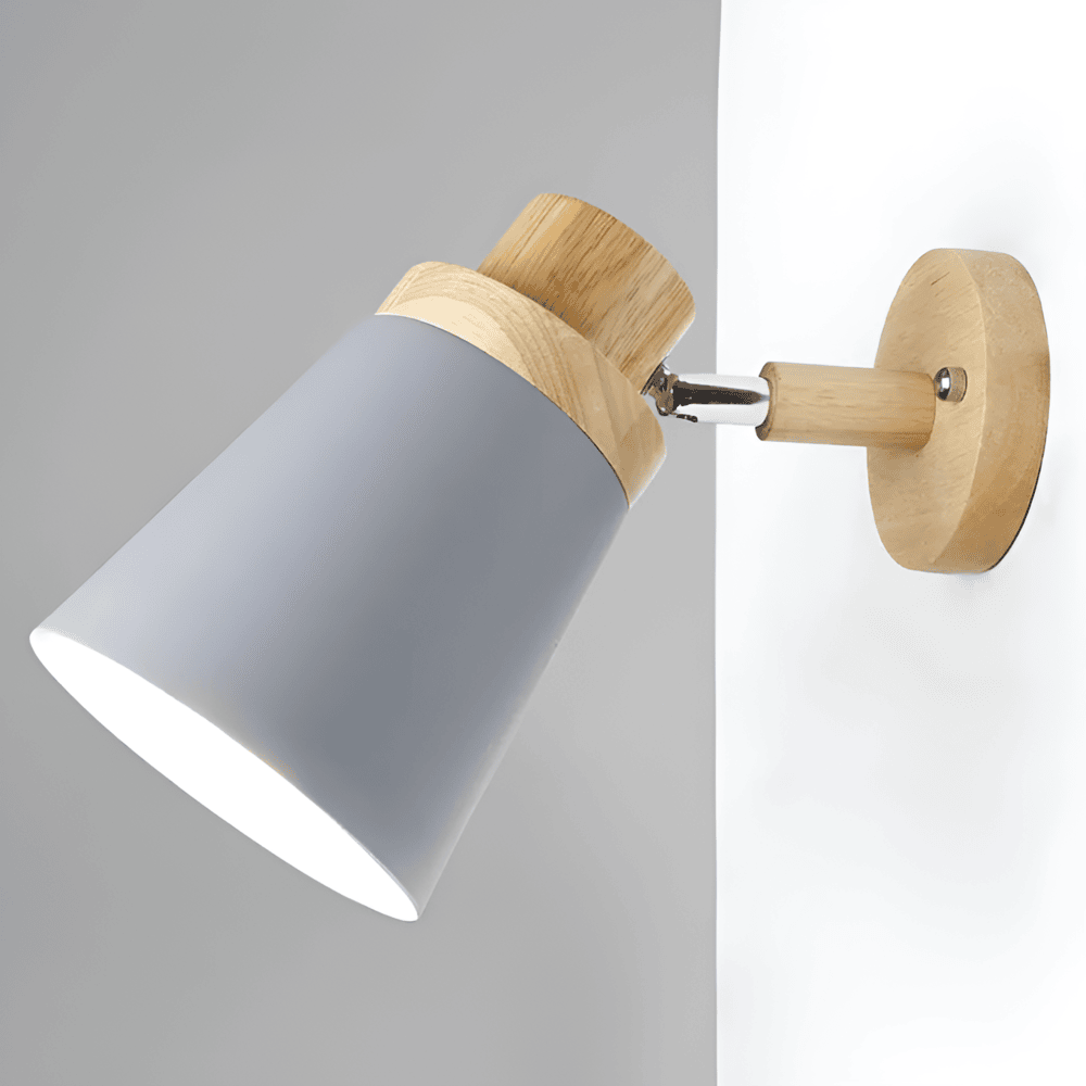 Eco-Chic Vägglampa - Energieffektiv Vägglampa Macaroon av Trä