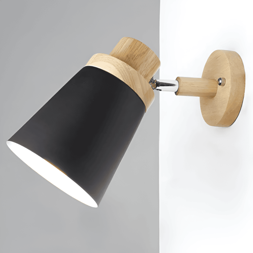 Eco-Chic Vägglampa - Energieffektiv Vägglampa Macaroon av Trä