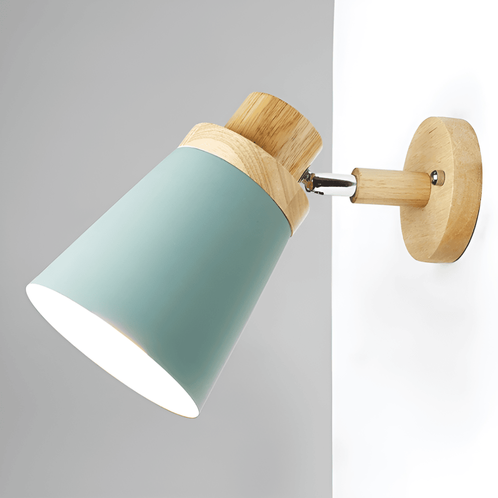 Eco-Chic Vägglampa - Energieffektiv Vägglampa Macaroon av Trä