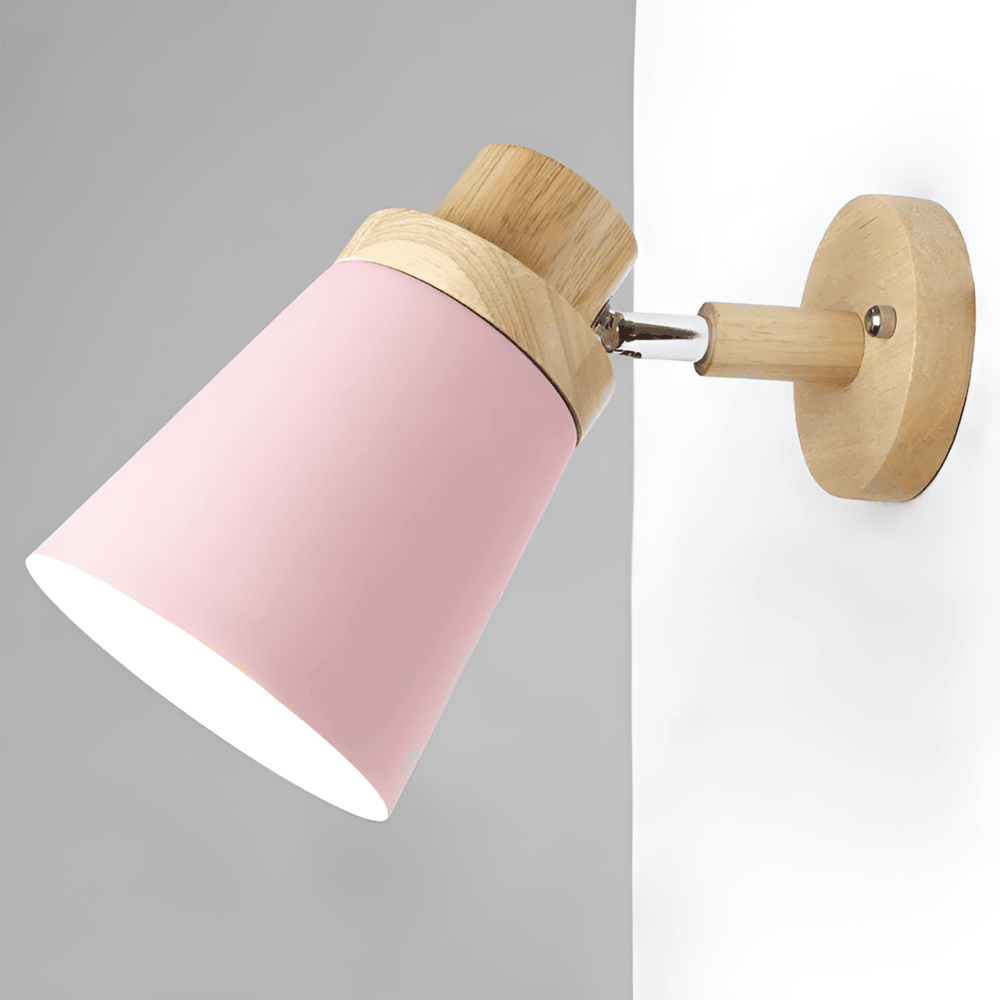 Eco-Chic Vägglampa - Energieffektiv Vägglampa Macaroon av Trä